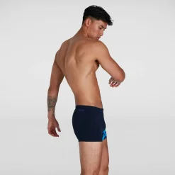 Boxer de bain Homme Hyper Boom coupe en V noir/bleu