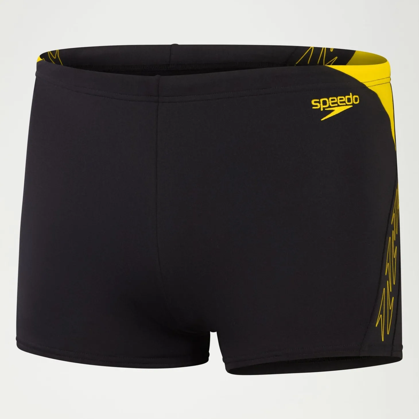 Boxer de bain Homme HyperBoom Splice noir/jaune
