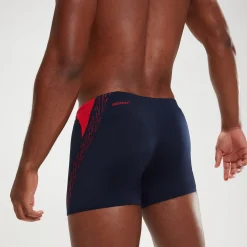 Boxer de bain Homme HyperBoom Splice bleu marine/rouge