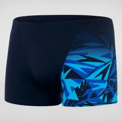 Boxer de bain Homme Hyper Boom coupe en V noir/bleu