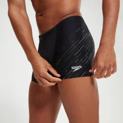 Boxer de bain Homme HyperBoom coupe en V noir/gris