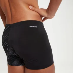 Boxer de bain Homme HyperBoom coupe en V noir/gris