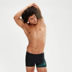 Boxer de bain Homme Medley Logo noir/aqua