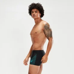 Boxer de bain Homme Medley Logo noir/aqua