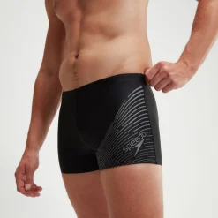 Boxer de bain Homme Medley Logo noir/gris
