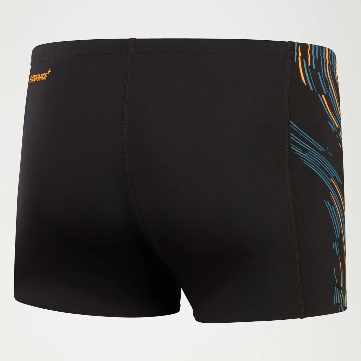 Boxer de bain Homme Tech Panel noir/orange