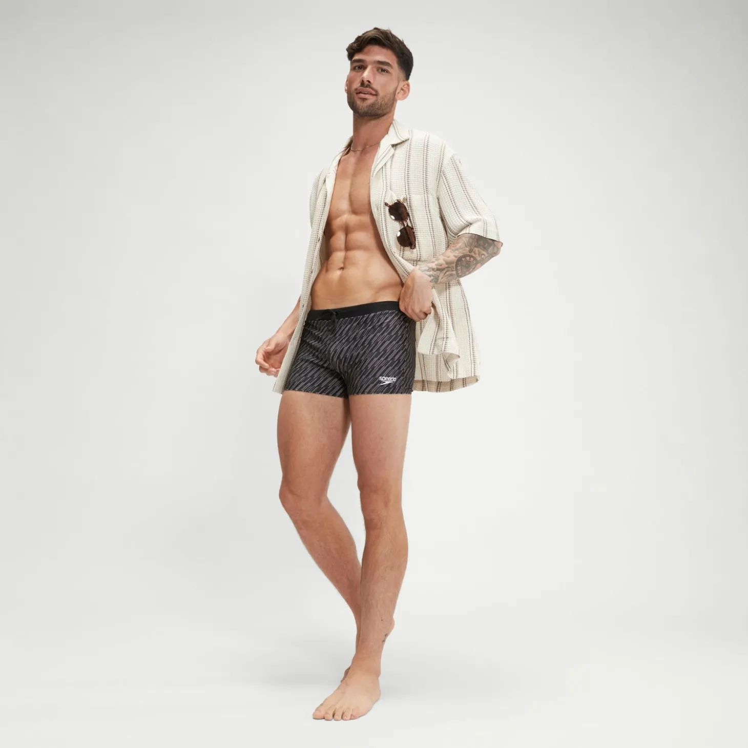 Boxer de bain Homme Valmilton Noir/gris