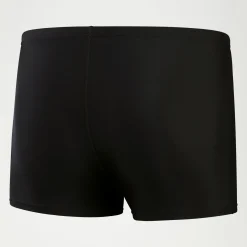 Boxer de bain imprimé Duo Logo Homme noir/jaune