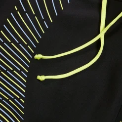Boxer de bain imprimé Duo Logo Homme noir/jaune