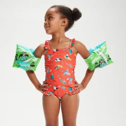 Brassards Bébé Learn to Swim Chima le pingouin africain vert