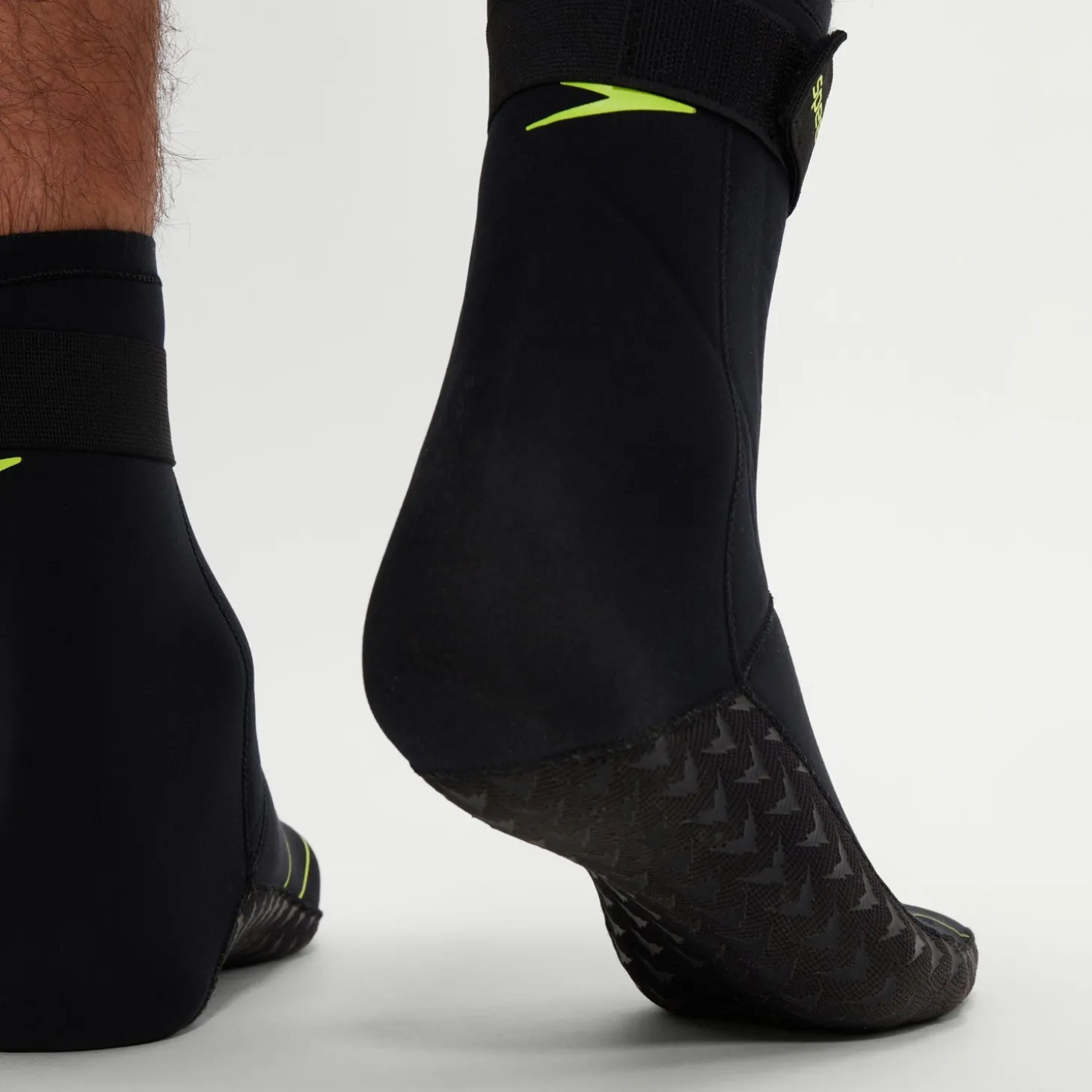 Chaussettes de natation pour adultes Noir/Jaune