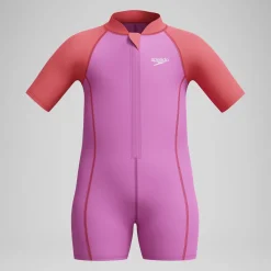 Combinaison de bain Bébé Neoprene Learn to Swim rose