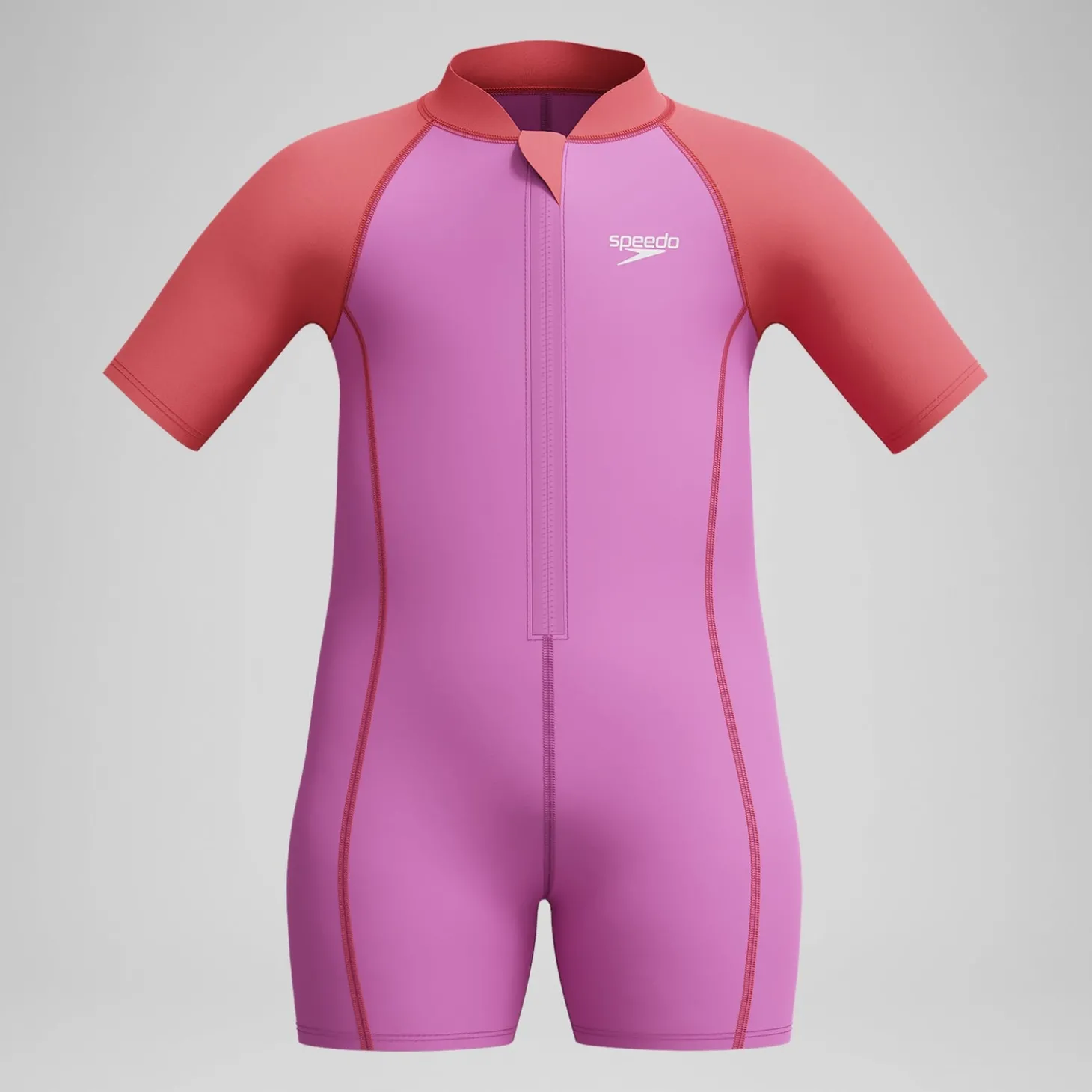 Combinaison de bain Bébé Neoprene Learn to Swim rose