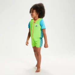 Combinaison de flottaison Bébé Learn to Swim Chima le pingouin africain vert