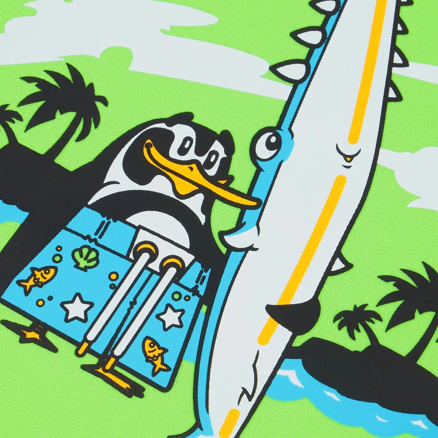 Combinaison de flottaison Bébé Learn to Swim Chima le pingouin africain vert