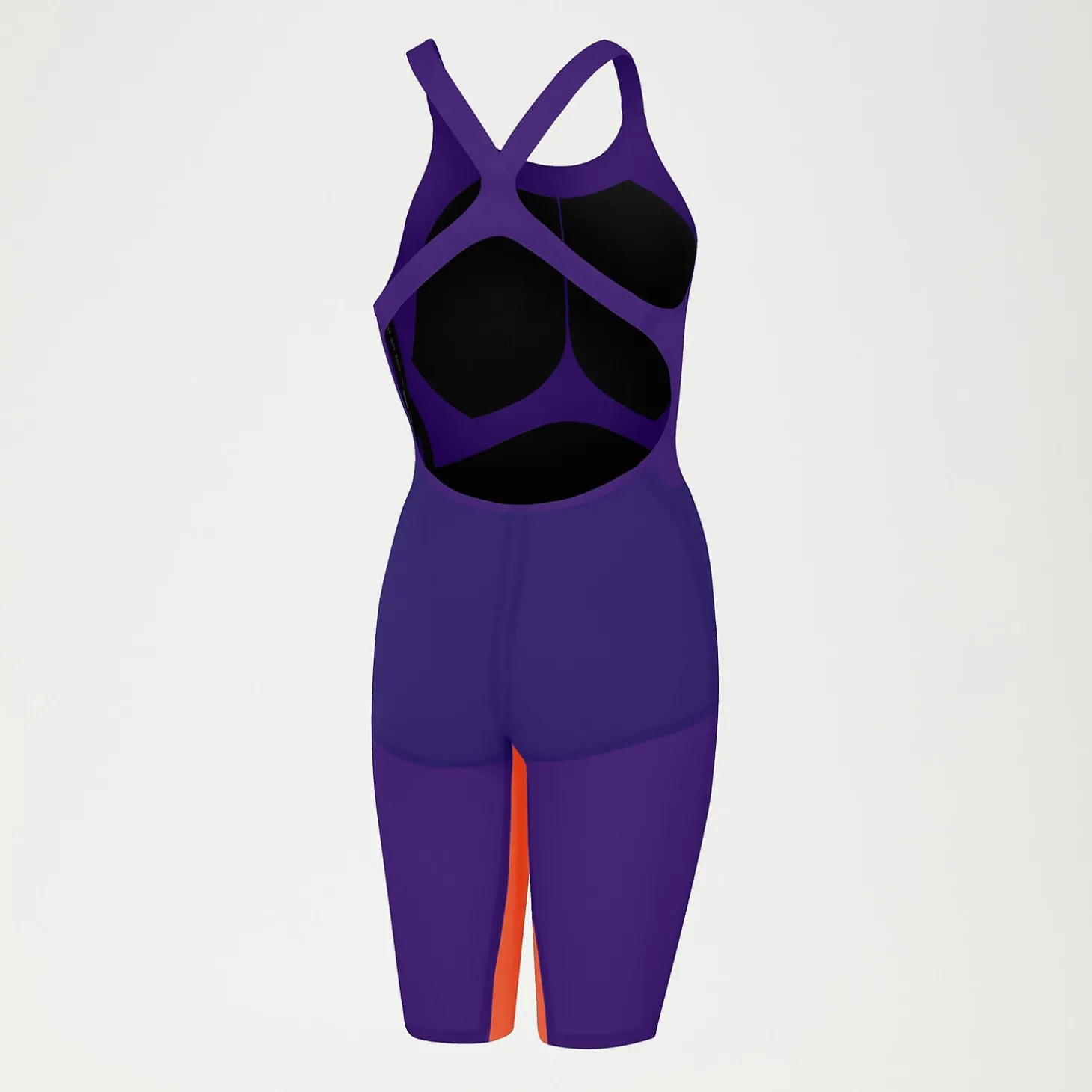 Combinaison Fastskin Femme LZR Pure Valor dos ouvert violet/orange