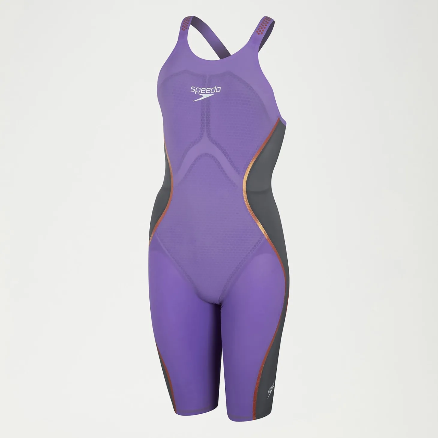 Combinaison Fastskin Femme LZR Pure Intent dos ouvert Purple Reign