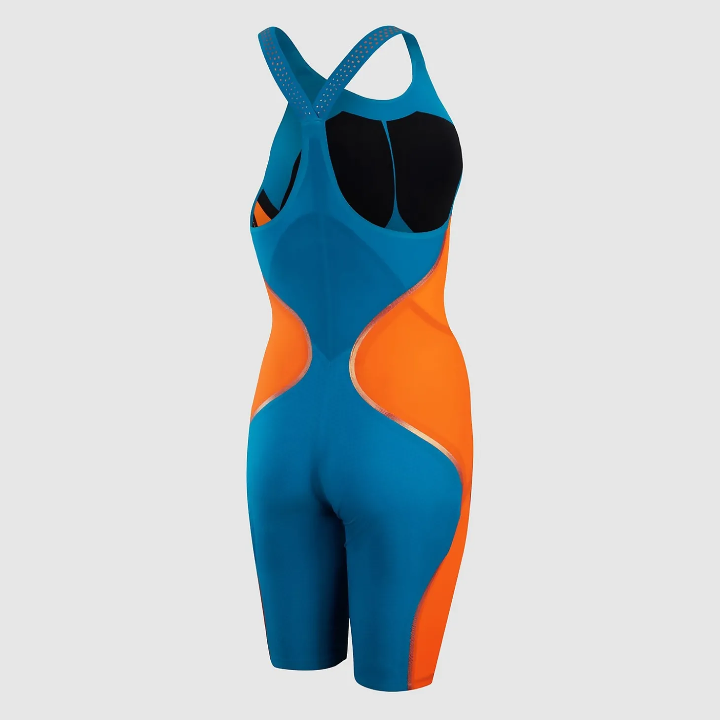 Combinaison Femme Fastskin LZR Pure Intent Dos fermé Bleu/Orange