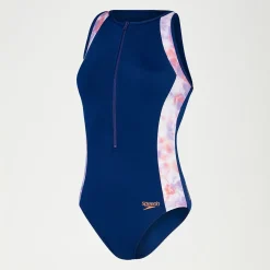 Combinaison Femme Hydrasuit Panel bleu/corail
