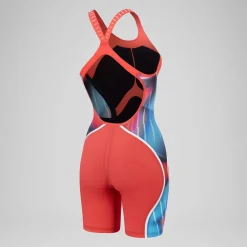 Combinaison partielle à dos ouvert - Fastskin LZR Pure Intent 2.0 pour Femmes Bleu/Rouge