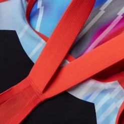 Combinaison partielle à dos fermé - Fastskin LZR Pure Valor 2.0 pour Femmes Bleu/Rouge