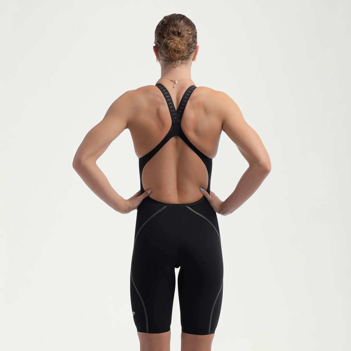 Combinaison partielle dos ouvert Femme Fastskin LZR Pure Intent 2.0 Noir/Irisé