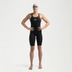 Combinaison partielle dos fermé Femme Fastskin LZR Pure Intent 2.0 Noir/Irisé
