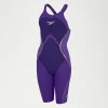 Combinaison partielle Femme LZR Pure Intent dos ouvert Violet