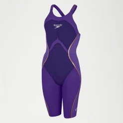 Combinaison partielle Femme LZR Pure Intent dos ouvert Violet