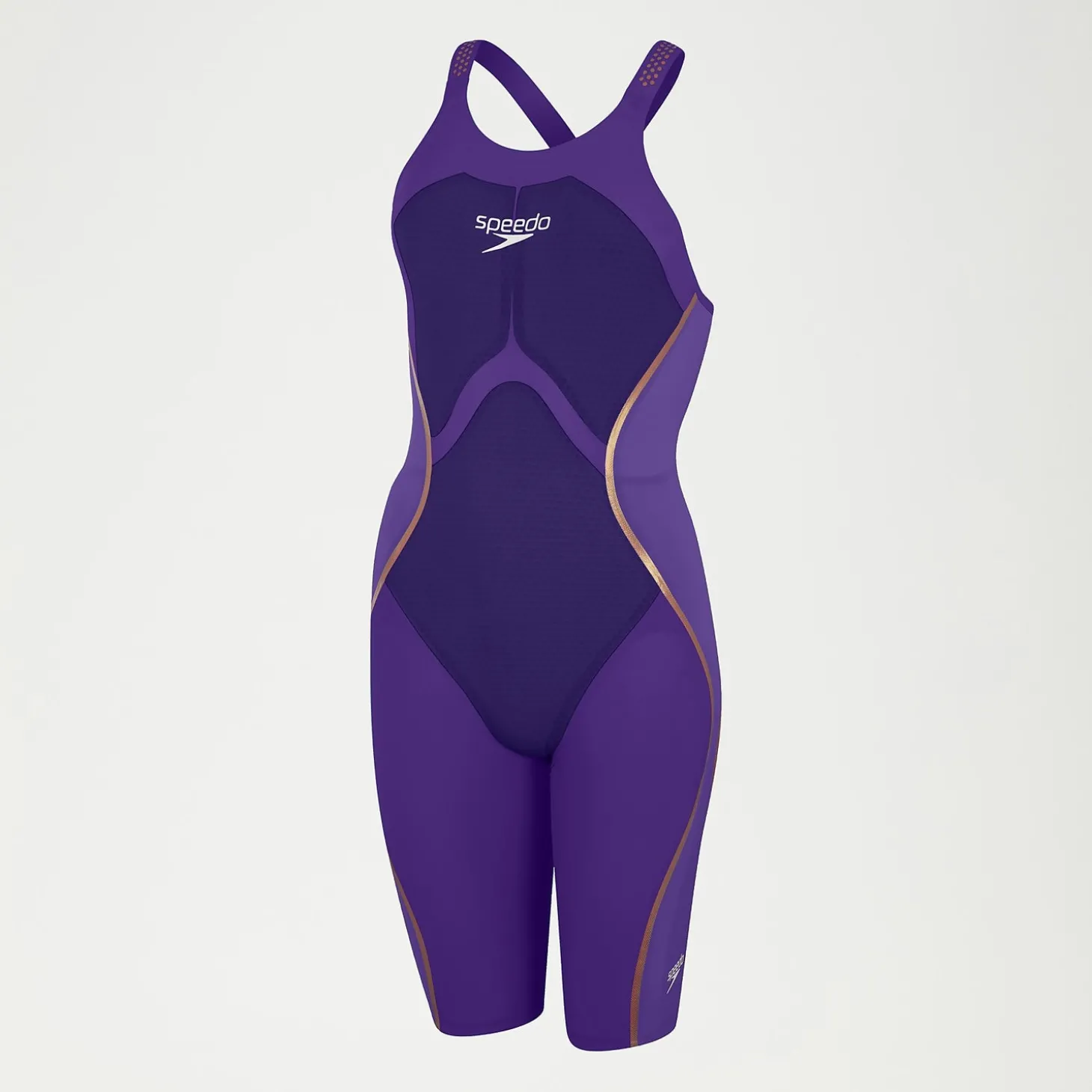 Combinaison partielle Femme LZR Pure Intent dos ouvert Violet