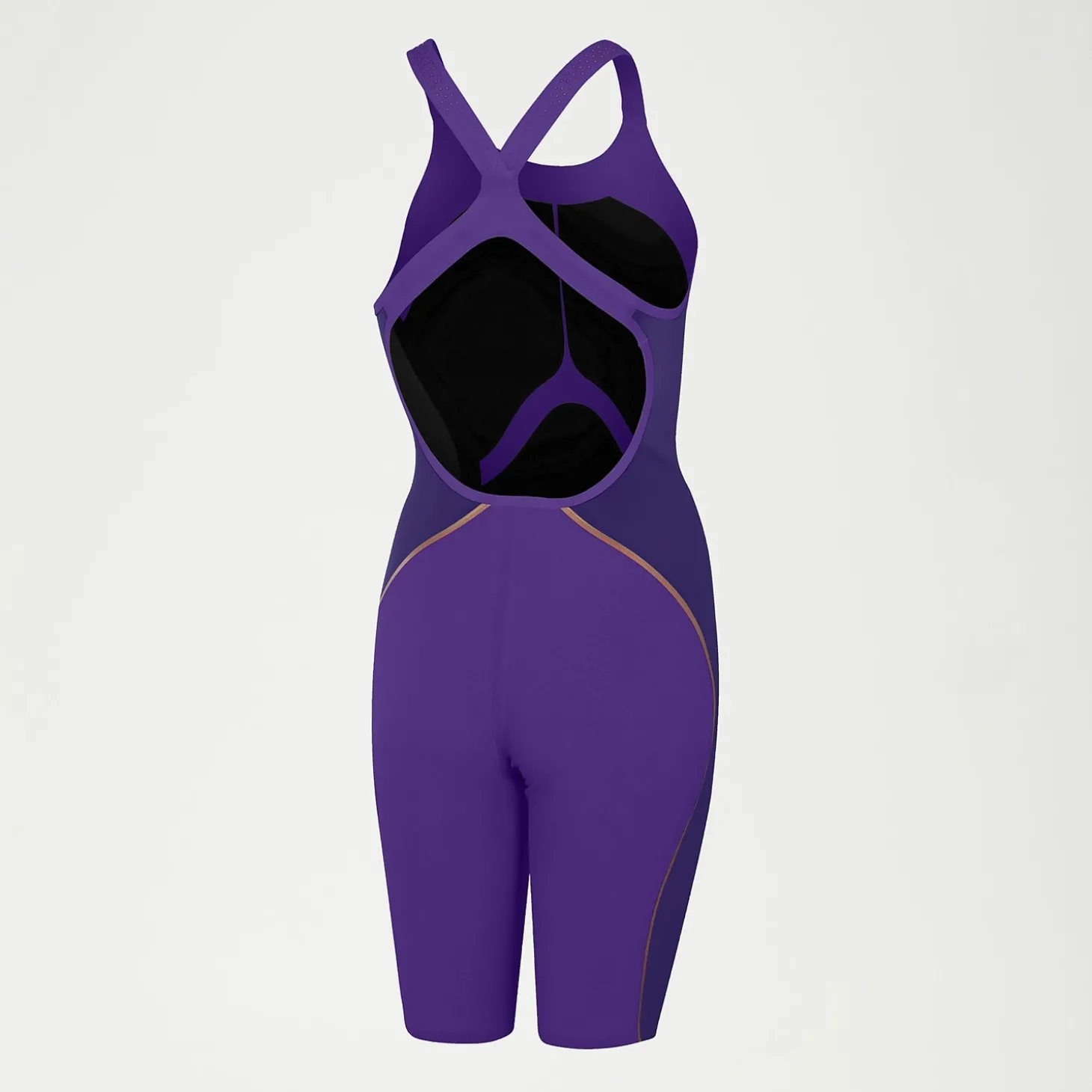 Combinaison partielle Femme LZR Pure Intent dos ouvert Violet