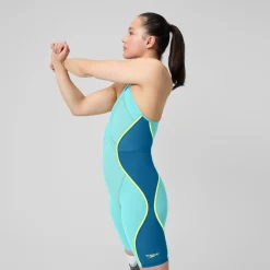 Combinaison partielle Femme LZR Pure Intent dos fermé 2.0 turquoise