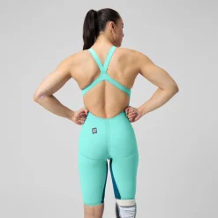Combinaison partielle Femme LZR Pure Valor dos ouvert 2.0 turquoise