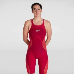 Combinaison partielle Femme LZR Pure Intent dos fermé rouge