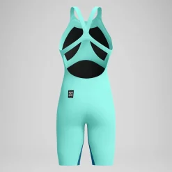 Combinaison partielle Femme LZR Pure Valor dos ouvert 2.0 turquoise