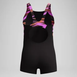 Combishort Fille HyperBoom Splice noir/rose