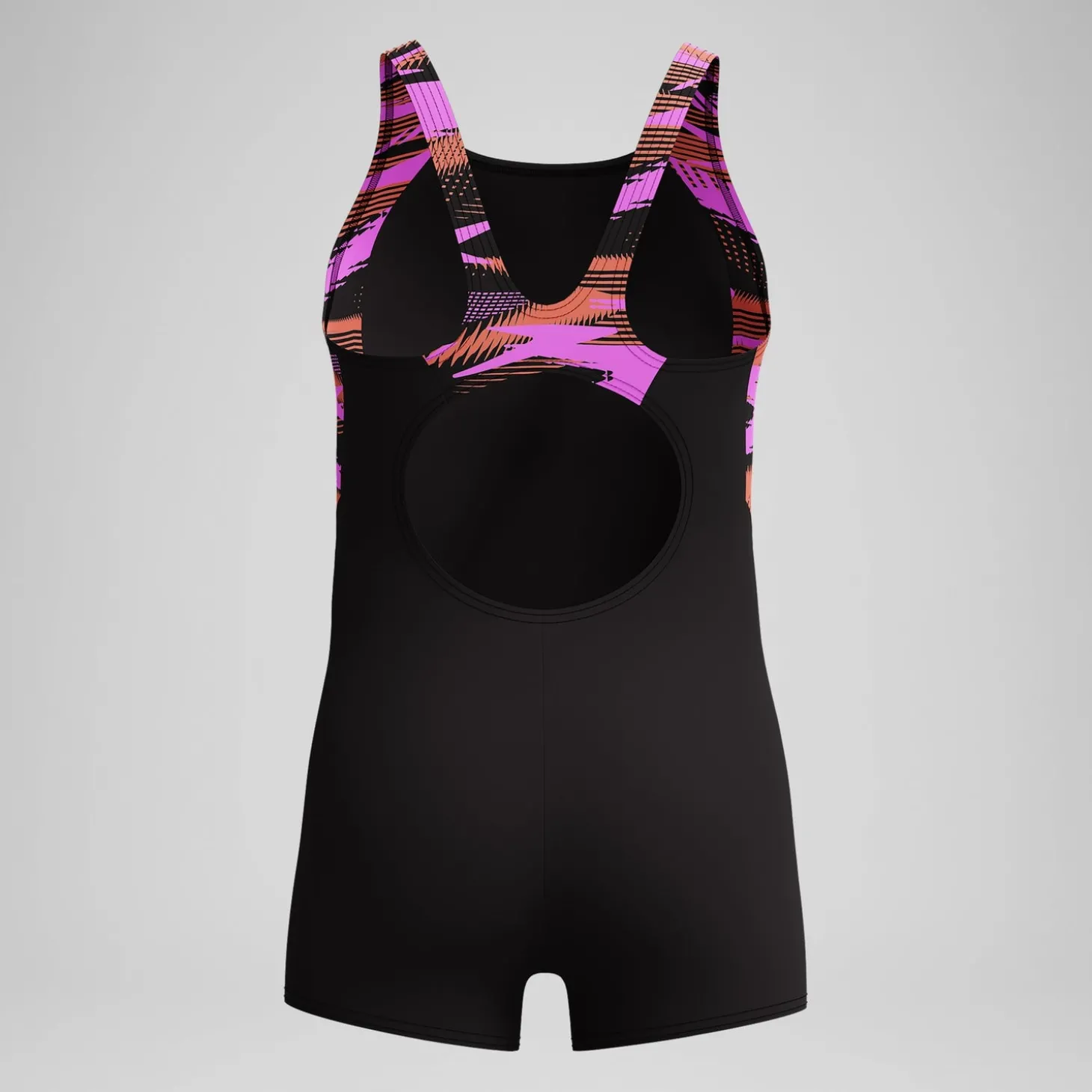 Combishort Fille HyperBoom Splice noir/rose