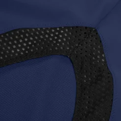 Crop top uni avec maille filet pour Femmes Bleu céruléen