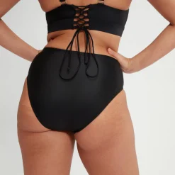 Culotte taille haute Femme effet galbant noir
