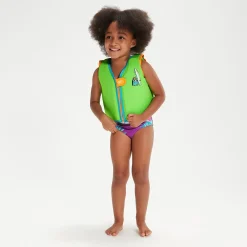 Gilet de flottaison Bébé Learn to Swim Chima le pingouin africain vert