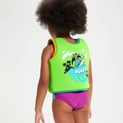 Gilet de flottaison Bébé Learn to Swim Chima le pingouin africain vert