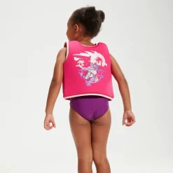 Gilet de flottaison Bébé Learn to Swim Aria la loutre de mer rose