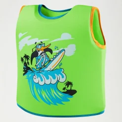 Gilet de flottaison Bébé Learn to Swim Chima le pingouin africain vert