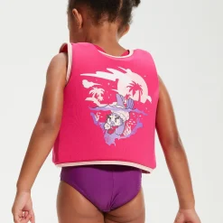Gilet de flottaison Bébé Learn to Swim Aria la loutre de mer rose