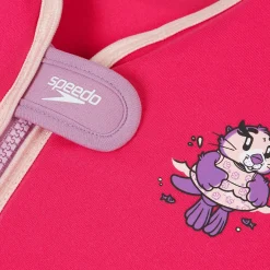 Gilet de flottaison Bébé Learn to Swim Aria la loutre de mer rose
