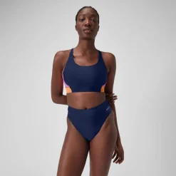 Haut color-block pour Femmes Bleu céruléen