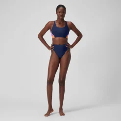Haut color-block pour Femmes Bleu céruléen