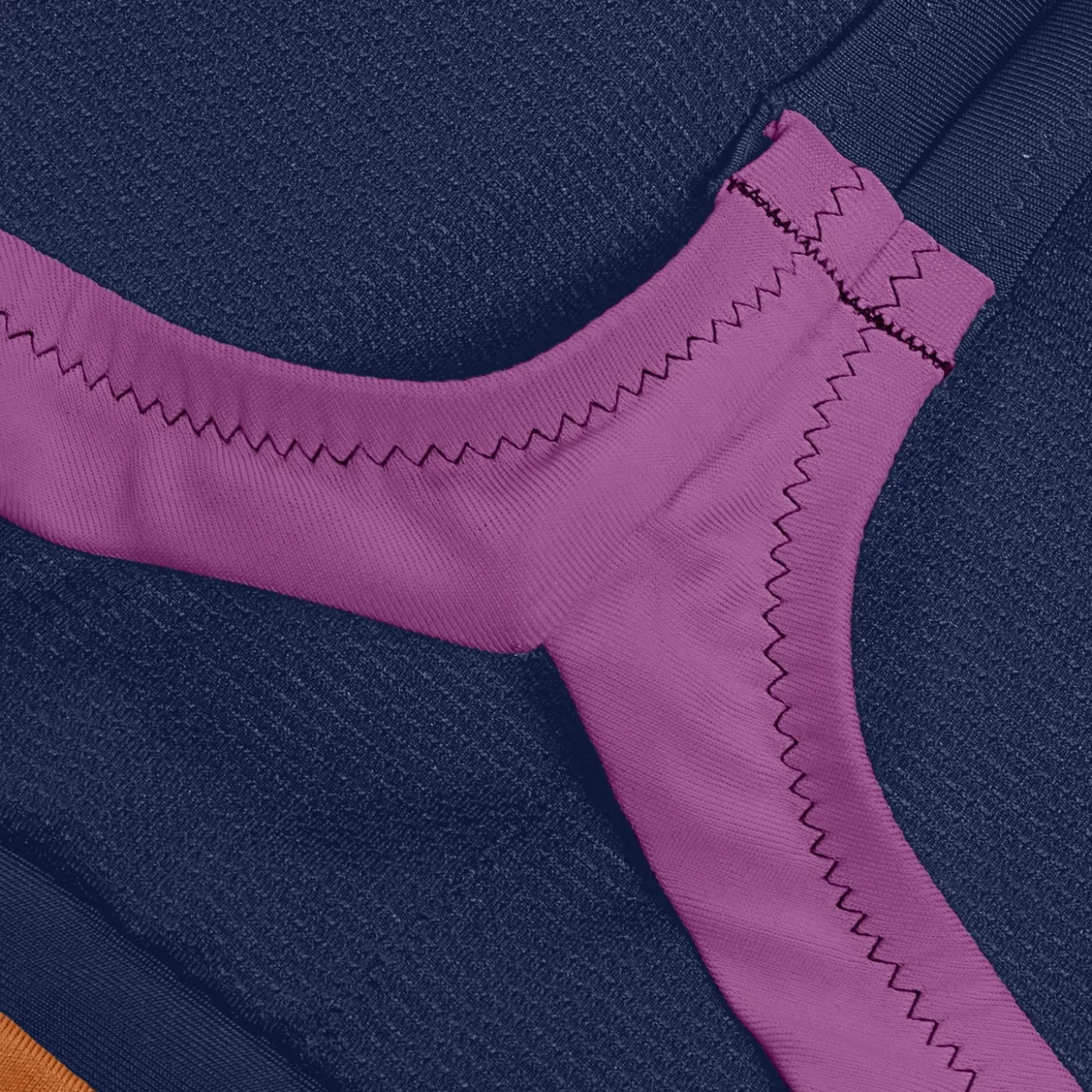 Haut color-block pour Femmes Bleu céruléen