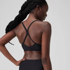 Haut court dos nageur Femme Gris foncé