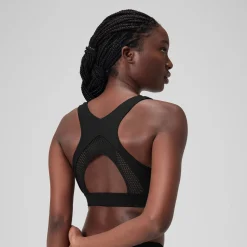 Haut court ras de cou uni Femme Gris foncé